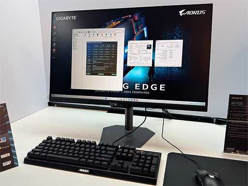 画像ギャラリー No.002のサムネイル画像 / Google TV搭載のゲーマー向けディスプレイやGeForce RTX 5060搭載カードなど注目のGIGABYTE製品をチェック
