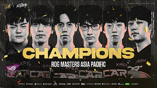 SCARZΡ֥쥤ܡå 礬ROG Masters APAC ϰ辡ͥ