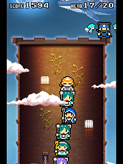 画像集#005のサムネイル/積みあげた勇者で姫を救え! スマホ向けタップゲーム「プリズンタワー」を紹介する「(ほぼ)日刊スマホゲーム通信」第583回