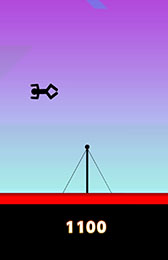 画像ギャラリー No.011のサムネイル画像 / 鉄棒で技を決めて演技の完走を目指そう。スマホ向けフリックアクション「HighBar」を紹介する「(ほぼ)日刊スマホゲーム通信」第788回