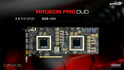 GDC 2016AMDFijiΥǥ奢GPUɡRadeon Pro DuoפȯɽVRȯѤȤŸ