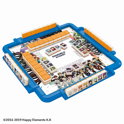 画像ギャラリー No.002のサムネイル画像 / 「あんさんぶるスターズ!!」のドンジャラNEOが登場。全65キャラのパイを収録し,事務所やユニットなど60種類の役を作れる