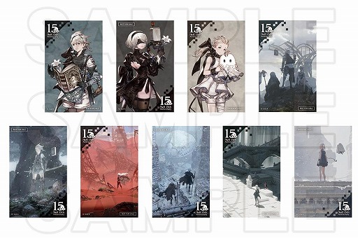 画像ギャラリー No.002のサムネイル画像 / 「NieR」シリーズの新規イラストを使用した商品が7月からアニメイトに登場。イラストカードをもらえるフェアも7月26日から開催