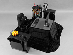 画像ギャラリー No.005のサムネイル画像 / 布団やこたつから出ずにゲームをしたい。そんな願いを「Bauhutte」を使ってかなえる,「あったかゲーミング要塞化レイアウト」を公開