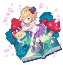 画像ギャラリー No.002のサムネイル画像 / 「のすたるじっくガールズ」黒板消しちゃん,サインペンちゃん,しかけ絵本ちゃんがNPパックに登場