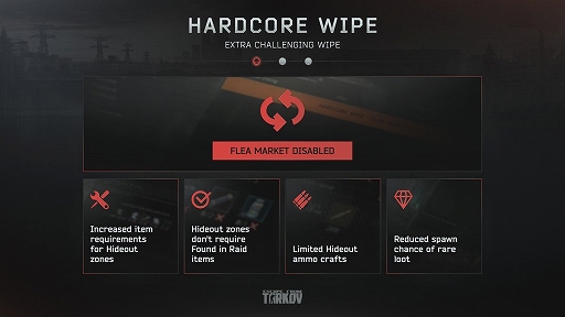 画像ギャラリー No.002のサムネイル画像 / 「Escape from Tarkov」,今月実施予定の“ハードコアワイプ”の内容を一部公開。フリーマーケット使用不可など多数の制限が明らかに