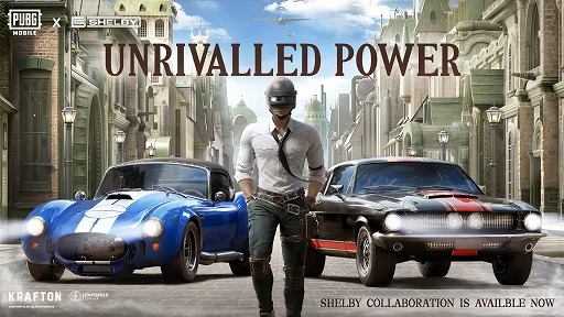 画像ギャラリー No.002のサムネイル画像 / 「PUBG MOBILE」,「Shelby American」とのコラボを開始。高性能クラシックカーのShelby GT500とShelby 427 Cobraを実装