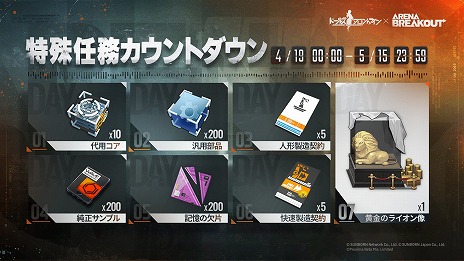 ���������꡼ No.009�Υ���ͥ������ / �֥ɥ�ե��סߡ�Arena Breakout�ץ���ܥ��٥�ȡȸ�ĳ�����ɤ������������ȡ����ӡ����ȥإ��Ƥ���ŵ�ͷ��Ȥ����о�