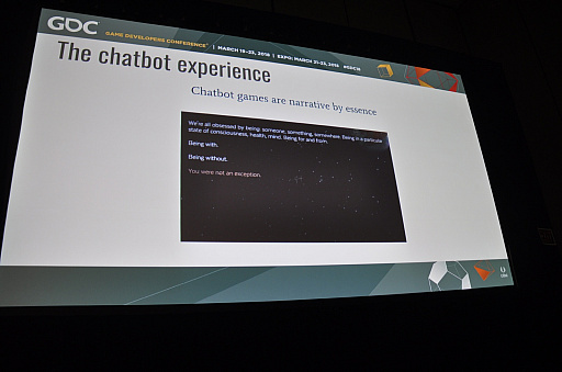 ���������꡼ No.006�Υ���ͥ������ / ��GDC 2018�ϡ�AI�Ȥβ��ä򥲡���ˤ���ɤ��Ȥ��񤷤��Ȥϡ���EVENT[0]�פγ�ȯ�Ԥ����Ť����ֱ���ݡ���