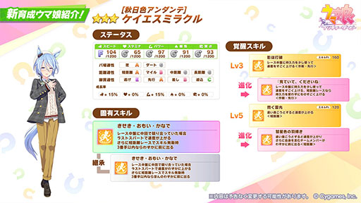 画像ギャラリー No.002のサムネイル画像 / 「ウマ娘 プリティーダービー」,新衣装の★3ケイエスミラクル,ヒシミラクルを8月29日に実装。SSRカルストンライトオ,SSRデュランダルも登場