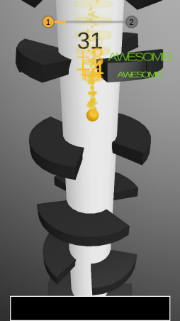 画像ギャラリー No.003のサムネイル画像 / 螺旋の床を抜けろ! スマホ向けアクション「Helix Jump」を紹介する「(ほぼ)日刊スマホゲーム通信」第1694回