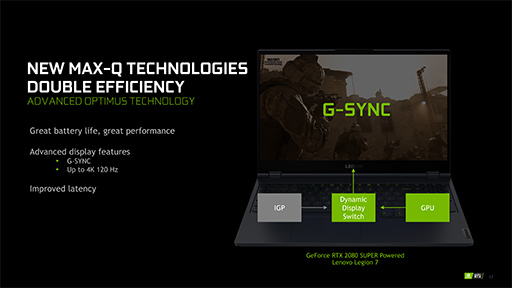 NVIDIAΡPCGeForce RTX 2080 SUPER2070 SUPERפȯɽ̥ΡPCѡMax-QפοǤо