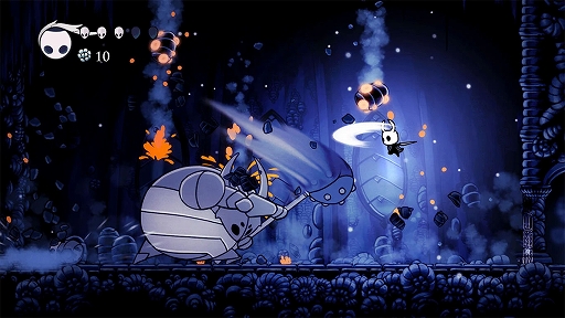 画像ギャラリー No.004のサムネイル画像 / 「Hollow Knight(ホロウナイト)」のいっせいトライアルが本日スタート。滅びゆくムシたちの王国を探検する2DアクションADV
