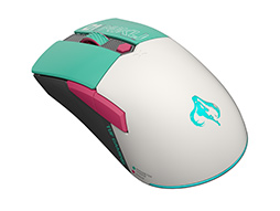 画像ギャラリー No.005のサムネイル画像 / 初音ミクコラボモデルのゲーマー向けキーボードやワイヤレスマウス,ヘッドセットにマウスパッドがASUSから登場