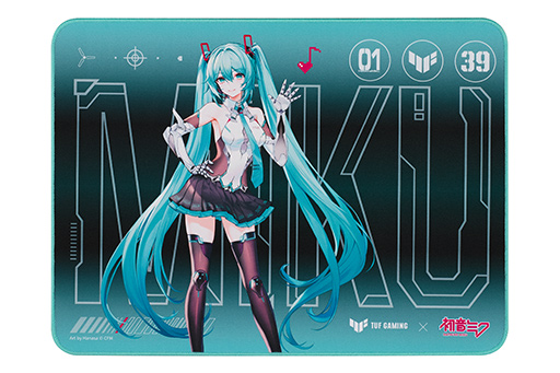 画像ギャラリー No.008のサムネイル画像 / 初音ミクコラボモデルのゲーマー向けキーボードやワイヤレスマウス,ヘッドセットにマウスパッドがASUSから登場