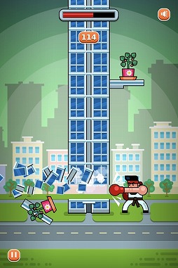 画像ギャラリー No.003のサムネイル画像 / 無限タワーをグーパンチで壊していく「タワーボクサー」がゲームセンターNEO forスゴ得で配信開始