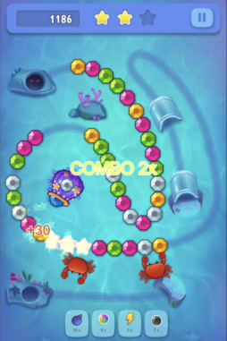 画像ギャラリー No.004のサムネイル画像 / ゲームセンターNEO for スゴ得で「海の中のぐるぐるパズル」が配信