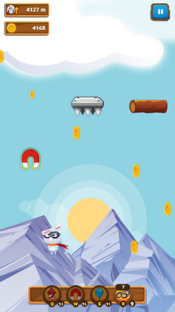 画像ギャラリー No.004のサムネイル画像 / 「ウサギさんジャンプ」がゲームセンターNEO for スゴ得で配信開始