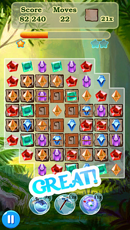 画像ギャラリー No.003のサムネイル画像 / 「森の宝石パズル」が“ゲームセンターNEO for スゴ得”で配信