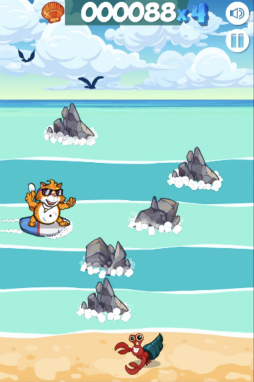 画像ギャラリー No.002のサムネイル画像 / 「ゲームセンターNEO for スゴ得」,サーフィンアクションゲーム“波乗りにゃんこ”の配信を開始