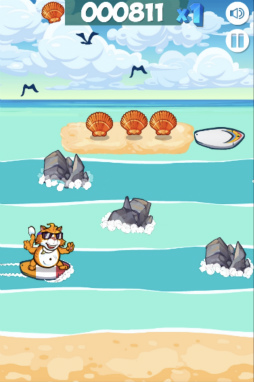 画像ギャラリー No.003のサムネイル画像 / 「ゲームセンターNEO for スゴ得」,サーフィンアクションゲーム“波乗りにゃんこ”の配信を開始