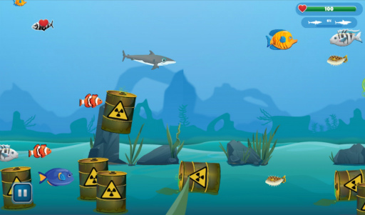 画像ギャラリー No.002のサムネイル画像 / ゲームセンターNEO for スゴ得,「アングリーシャーク」を配信