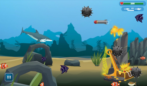 画像ギャラリー No.003のサムネイル画像 / ゲームセンターNEO for スゴ得,「アングリーシャーク」を配信