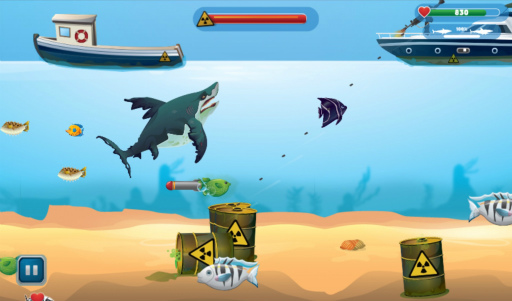 画像ギャラリー No.005のサムネイル画像 / ゲームセンターNEO for スゴ得,「アングリーシャーク」を配信