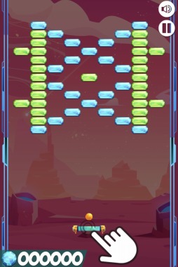 画像ギャラリー No.001のサムネイル画像 / ゲームセンターNEO forスゴ得,「スペースブロック崩し」を配信開始