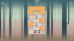 画像ギャラリー No.002のサムネイル画像 / 同時に動く双子を一緒に出口へ向かわせるパズルゲーム「ふたごのパズル -Link Twin-」がDMM GAMESで配信開始