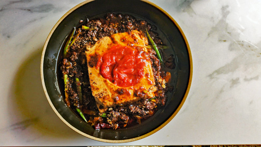 画像ギャラリー No.009のサムネイル画像 / 伝説のバカゲー「炎の料理人クッキングファイター好」に出てきた,活火山麻婆豆腐を作る。俺のコラボカフェ:Menu 076