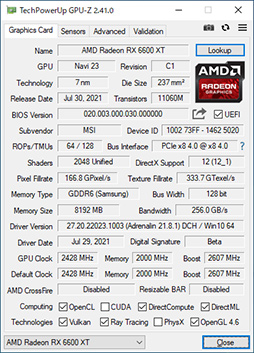 MSIRadeon RX 6600 XT GAMING X 8GBץӥ塼˾Υߥɥ륯饹ԾNavi 2XGeForce RTX 3060廊Τ