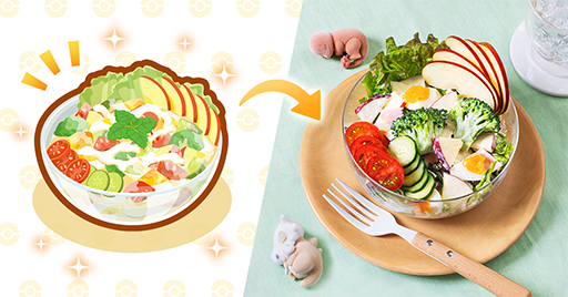 画像ギャラリー No.003のサムネイル画像 / 「Pokémon Sleep」の料理をイメージした,あすけんの栄養士監修のレシピを公開。睡眠の改善がダイエットの促進につながる可能性あり