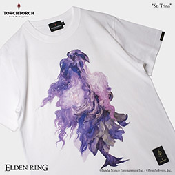 画像ギャラリー No.008のサムネイル画像 / 「ELDEN RING」のDLC「SHADOW OF THE ERDTREE」より,聖女トリーナを描いたTシャツが登場。7月の発売に向けて予約受付を開始