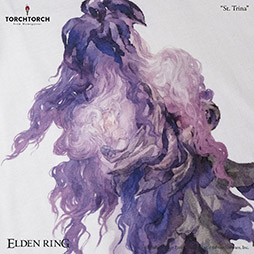 画像ギャラリー No.009のサムネイル画像 / 「ELDEN RING」のDLC「SHADOW OF THE ERDTREE」より,聖女トリーナを描いたTシャツが登場。7月の発売に向けて予約受付を開始
