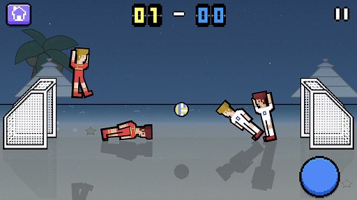 画像ギャラリー No.004のサムネイル画像 / ぴょんぴょん跳びはねゴールへシュート。サッカー風ミニゲーム「Holy Shoot」を紹介する「(ほぼ)日刊スマホゲーム通信」第2060回