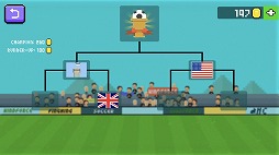 画像ギャラリー No.007のサムネイル画像 / ぴょんぴょん跳びはねゴールへシュート。サッカー風ミニゲーム「Holy Shoot」を紹介する「(ほぼ)日刊スマホゲーム通信」第2060回