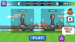 画像ギャラリー No.008のサムネイル画像 / ぴょんぴょん跳びはねゴールへシュート。サッカー風ミニゲーム「Holy Shoot」を紹介する「(ほぼ)日刊スマホゲーム通信」第2060回