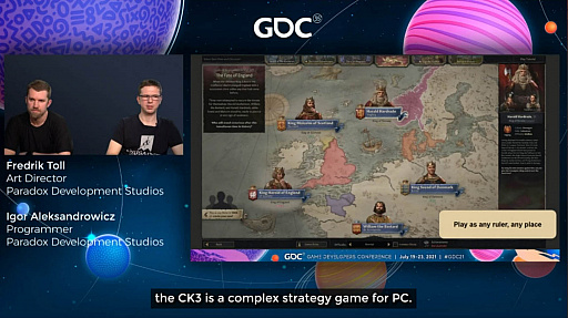 #006Υͥ/GDC 2021ϡCrusader Kings IIIפΡȰɥƥȥ饯եåμưˤĤơѤȥȤξ̤