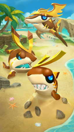 画像ギャラリー No.008のサムネイル画像 / ブクモンを育てる新作「モンスターフェイブル」が配信中