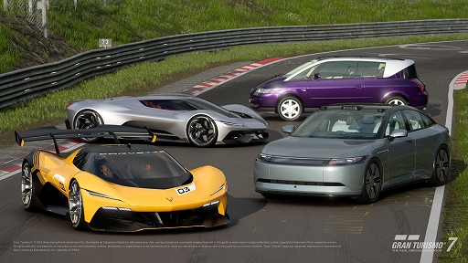 画像ギャラリー No.001のサムネイル画像 / 「グランツーリスモ7」,AFEELA 1,コルベットCX Concept/ビジョン グランツーリスモ Concept,ルノー アヴァンタイムが登場