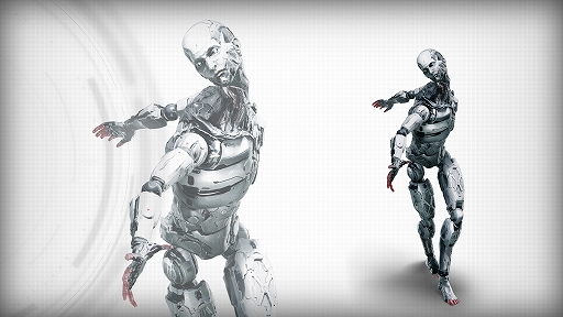 画像ギャラリー No.007のサムネイル画像 / SFアクションADV「プラグマタ」,アンドロイド少女ディアナのハッキング能力より,敵の装甲を強制解除するオーバードライブを紹介