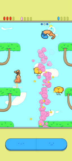 画像ギャラリー No.004のサムネイル画像 / 踏んで踏まれる大乱戦。スマホ向け対戦アクション「どっかんバニー」を紹介する「(ほぼ)日刊スマホゲーム通信」第2332回