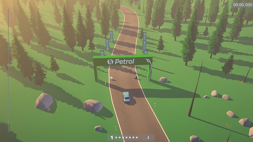 画像ギャラリー No.004のサムネイル画像 / ローポリゴンの風景が美しい見下ろし型ラリーゲーム「art of rally」プレイレポート