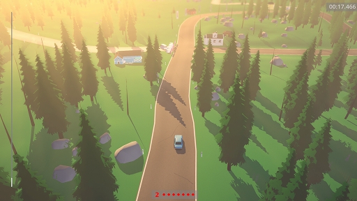 画像ギャラリー No.005のサムネイル画像 / ローポリゴンの風景が美しい見下ろし型ラリーゲーム「art of rally」プレイレポート