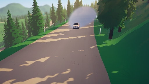 画像ギャラリー No.008のサムネイル画像 / ローポリゴンの風景が美しい見下ろし型ラリーゲーム「art of rally」プレイレポート