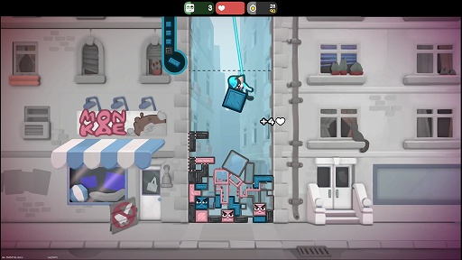 画像ギャラリー No.010のサムネイル画像 / 落ち物パズルに物理アクションのエッセンスが加わると何が起こる? 「TopplePOP: Bungee Blockbusters」プレイレポート