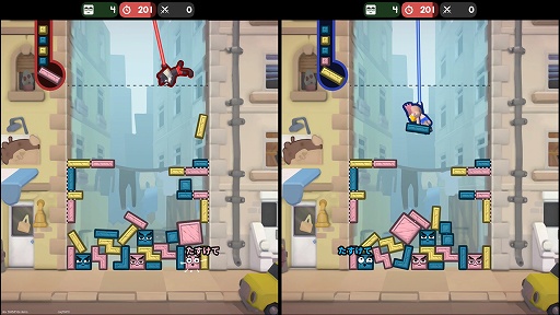 画像ギャラリー No.015のサムネイル画像 / 落ち物パズルに物理アクションのエッセンスが加わると何が起こる? 「TopplePOP: Bungee Blockbusters」プレイレポート