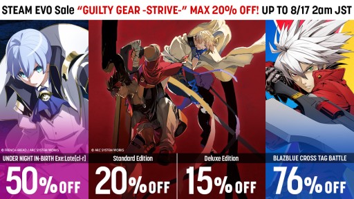 GUILTY GEAR -STRIVE-פ20󥪥դʤɡʥ3ȥ뤬оݤΡSteamEVOפ