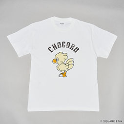 画像ギャラリー No.015のサムネイル画像 / 「チョコボ」「モーグリ」「トンベリ」「サボテンダー」の「FF」Tシャツ,予約を受付中。シンプルな白地に,かすれた風合いのプリントがおしゃれ